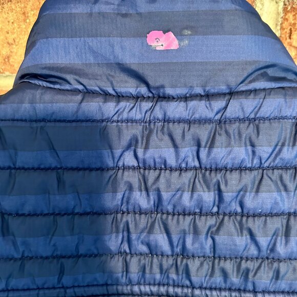 Women's Vineyard Vines Quilted Vest Navy Blue Size Medium - Picture 6 of 8